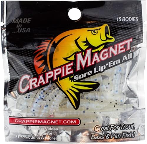Leland Lures Crappie Magnet 15PC PRL/BKFLK производи за риболов