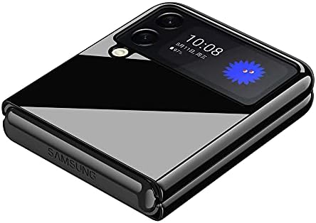 ПУРУМ За Samsung Galaxy Z Flip 3 Позлата Компјутер Кристално Покритие Мазна Тврда Пластика Анти-Гребнатинка Отпорна На Заштита
