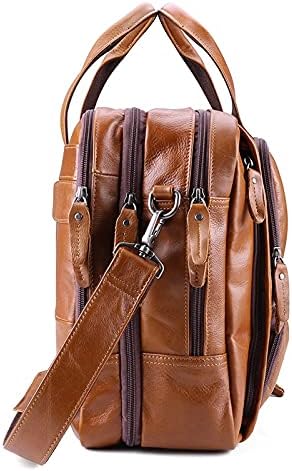 TFIIEXFL Машка чанта за деловни торби лаптоп 17 Голем капацитет за патувања за патувања Мажи за рамо за рамо за документи за документи