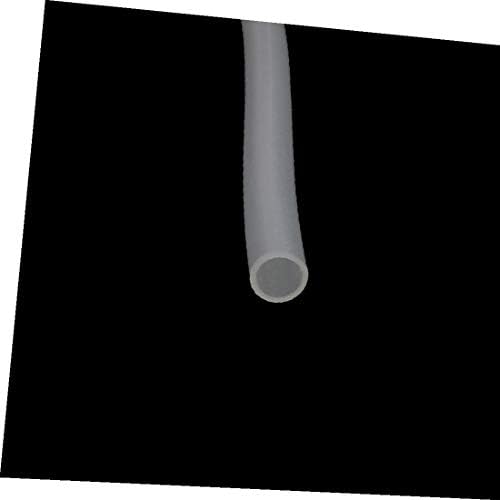 X-gree 3mm x 4mm висока температура отпорна на силиконска гумена цевка цевка цевка млечно 5 метри долга (tubo de manguera de tubo