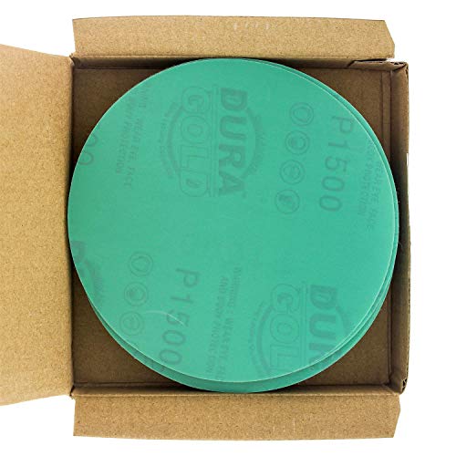 Dura-Gold 1500 Grit 5 Дискови со шкурка и влошки за интерфејс со мека густина