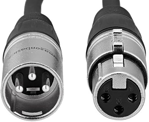 Audio -Technica Pro 45 Propoint Cardioid кондензатор што виси микрофон, Black & Basics XLR машки до женски микрофон кабел - 50 стапки,