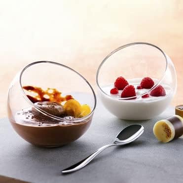 La Bouchee Inc 24 парчиња десерт со стакло со отворено топка / сад за сладолед - 4oz / 120ml - угостителство, банкет, хотели и ресторан