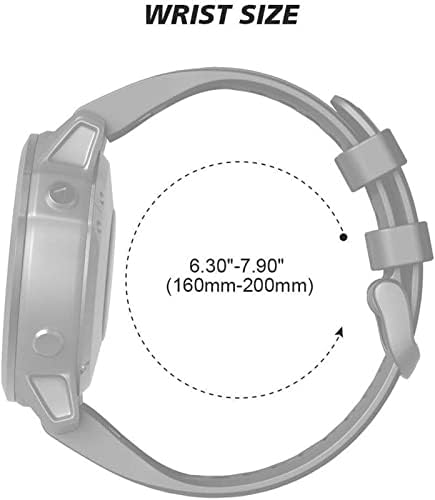 BKUANE SILICONE Брзо издание на часовници за часовници за Garmin Fenix ​​7 7x 7s Smartwatch EasyFit 20 22 26 mm Band Band Band