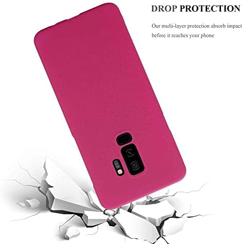 Случај Кадорабо Компатибилен Со Samsung Galaxy S9 плус Во Ладен Розово - Отпорен На Удари И Отпорен На Гребење Пластичен Тврд Капак