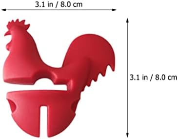 Looker Loodner кујнски прибор за кујнски прибор за кујнски прибор за силиконски лифтови за капаци, 2 лифтови за капаци на капакот, животинско