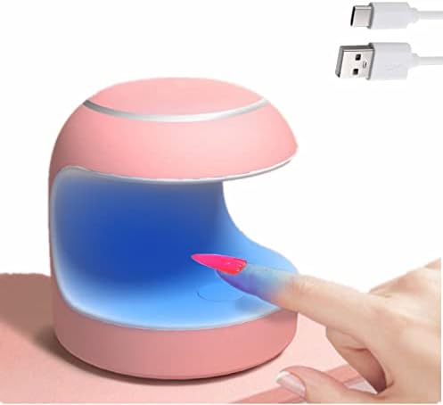 Jyfkinn mini uv светло за нокти 18W UV ламба за гел нокти иновативни гел ламба за нокти со тип-c преносно продолжение LED нокти ламба професионална