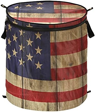 Американско знаме дрво се појавува алишта за перење со капаци за складирање на капакот за складирање на капаци