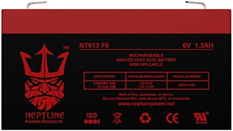 Нептун Бренд NT613 6v 1.3 Ах Замена SLA Батерија ЗА Мазга 6GC004A Итно Осветлување Батерија