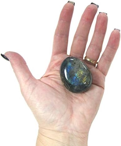 Богатство гуруа црн кристал лабрадорит камен реики чакра заздравување на карпа негативна енергетска рамнотежа