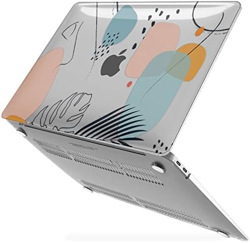 Feams Macbook Eir 13 Инчен Случај, Транспарентен Случај Хард Школка Покритие Со Тастатура Покрие Кожата Само За MacBook Воздух 13 Инчен