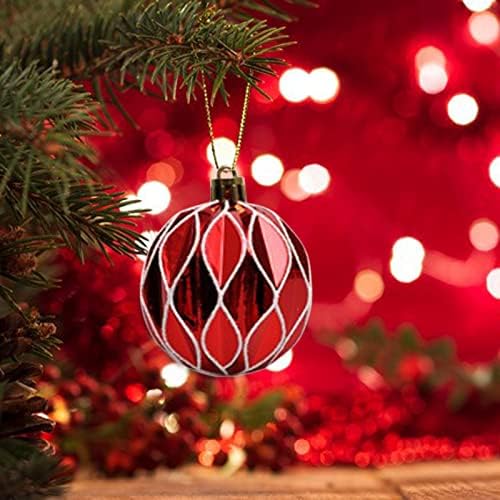 Божиќни украси за топка -73pcs ShatterProof Christmas Ornaments Set, повеќе украси за стилови за новогодишни елки, координирани украси во боја,