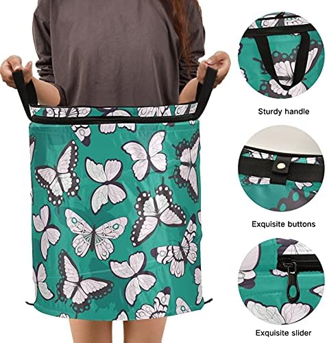 Пеперутки шарени поп -алишта за перење со капаци за преклопување на капакот за складирање на капакот за хотелска бања за хотел