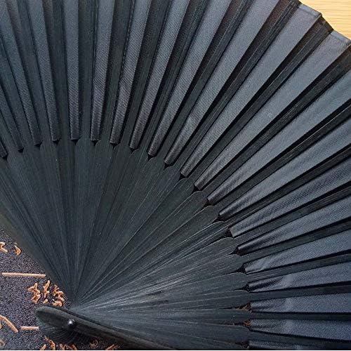 Сетарија Виридис Голем црн рачен вентилатор Големи Навивачи На Рејв Рај Фанови На Фестивалот Свилен Вентилатор За Рака Навивачи На Преклопување