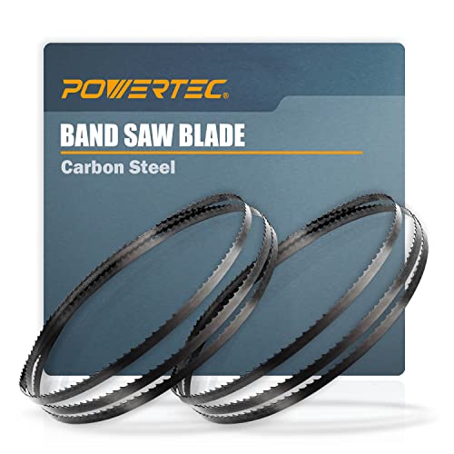 Powertec 13119-p2 93-1/2 x 3/8 x 18 tpi band saw Blade, за Delta, Grizzly, Jet, Craftsman, Rikon and Rockwell 14 bandsaw, 2 pk