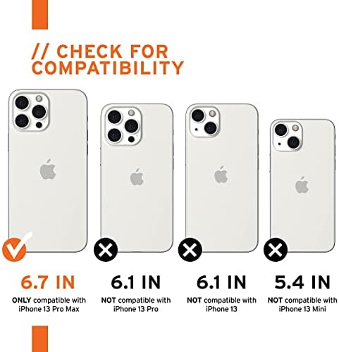 УРБАНА ОКЛОПНА ОПРЕМА [U] ОД UAG iPhone 13 Pro Max Случај [6.7-Инчен Екран] Натопи, Киселина &засилувач; iPhone 13 Pro Max [6.7-инчен Екран]