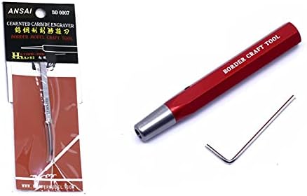 Ansai New Tungten Chisel MM Metal Kinfe/Dyry/Grange Grange, занаетчиски алатки хоби алатка за сечење резба за резба на скриптер