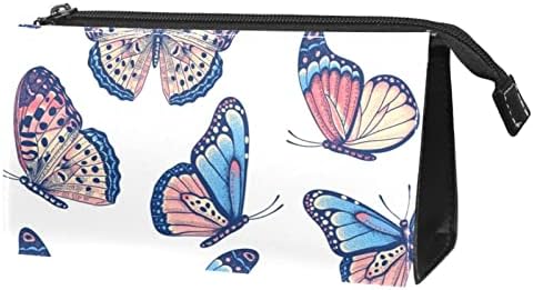 Тбуобт Козметички Кеси Чанти За Шминка За Жени, Мали Торбички За Шминка Патни Торби, Гроздобер Модел Пеперутка