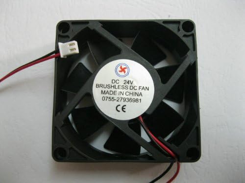 1 компјутер DC вентилатор 24V 7025 2 пински 70x70x25mm без четка за ладење на сечилото за ладење DC