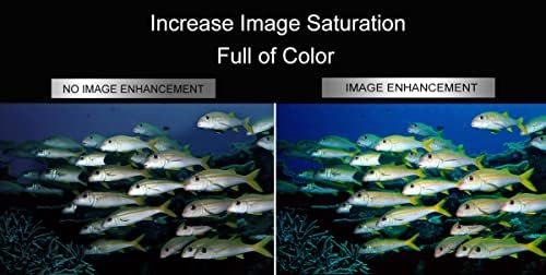 Barlus 1080p HD 60FPS 4x Оптичко зумирање подводна камера за гледање со четка за чистење на леќи за аквакултура, морска камера