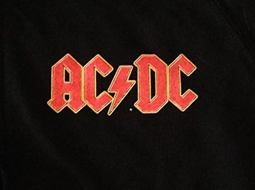 AC/DC AC Dc Рок Или Биста Турнеја Логото ГОЛЕМ ДУКСЕР w/ Hoodie Axl Роуз