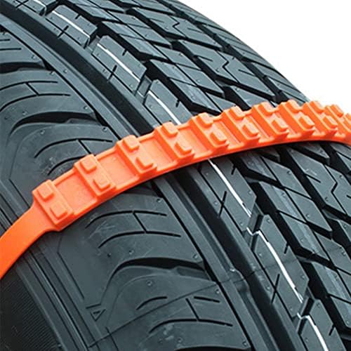 Пластичен ланец Besportble 10 парчиња ланец за влечење на гуми за автомобили што не е во патент со патент, алатка за итни случаи,