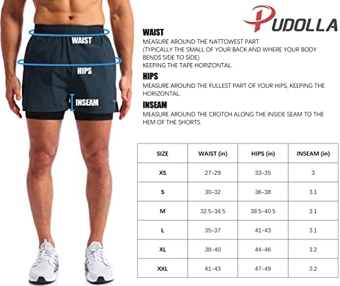 Машки шорцеви за мажи во Пудола 3 инчи Брзи суви салата за атлетски тренинзи за мажи со џебови од патент