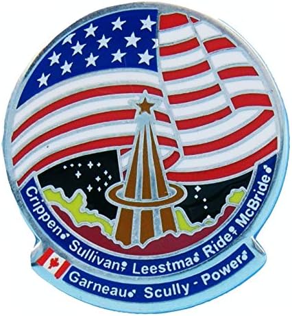 Стс-41Г Вселенски Шатл Мисија Пин-Аб Амблем-НАСА