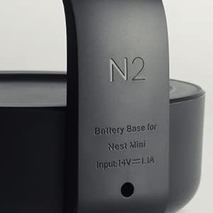 Преносна батерија за батерии за гнездо мини 2 -ри | Полнење на N2 Спигажната станица за докинг 10000mAh Паметен аудио помош 20 часа