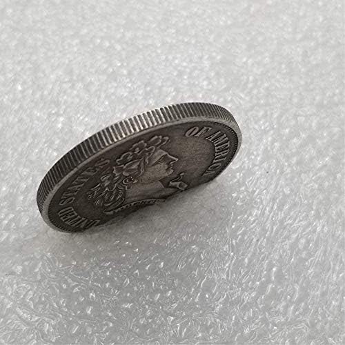 1859 Античка Слобода Морган Реплика Комеморативна Монета Американска Монета Рачно Врежана Стара Монета Интересна Услуга За Задоволство