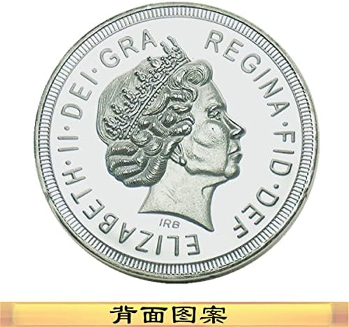Комеморативна Монета Комонвелт Кралица Монета Мир Гулаб Сребрена Монета Комеморативен Медал Кралица Сребрена Монета Девизи