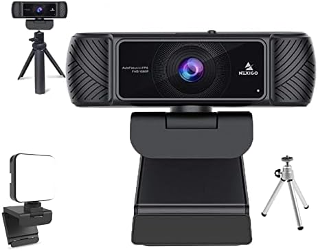 NexiGo 60FPS 1080p Веб Камера Комплети, N680P FHD USB ВЕБ Камера Со Софтвер За Контрола И Приватност Покритие, Надградени Видео