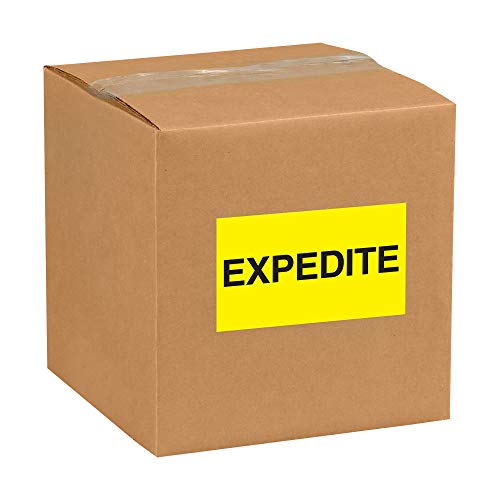 Кутија САД BDL2381 ЛОГИСКИ ЛОГИЧКИ Етикети, Експедит , 3 x 5 , флуоресцентно жолто