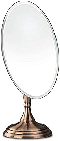 АТАЈ Козметички Огледало Огледало Шминка, Десктоп Еднострани Овални Суета Огледало Огледало Малку Огледало