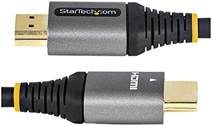 StarTech.com 12ft HDMI 2.1 Кабел 8K-Сертифициран УЛТРА Голема Брзина HDMI Кабел 48Gbps-8K 60Hz/4K 120HZ HDR10+ eARC-Ултра HD 8K