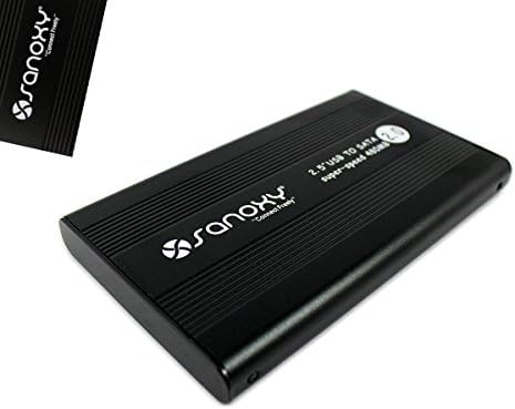 SANOXY® USB 2.0 ДО SATA 2.5 инчен HDD ХАРД ДИСК КУЌИШТЕ СЛУЧАЈ