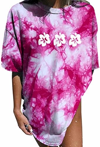 Лејди Менс Краток ракав Памук Графички викторијански вратоврска боја салон за блуза кошула есен лето лабаво вклопување за жени мажи xj