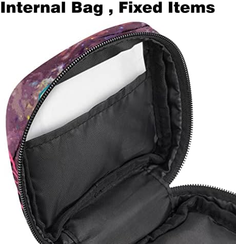 Торба за складирање на санитарна салфетка, торба за менструален период за тинејџери, носител на подлога за медицински сестри, преносен