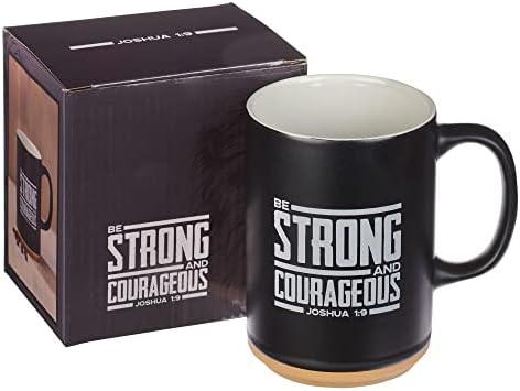 Христијанска Уметност Подароци Голем Лав Керамички Кафе &засилувач; Чај Светото Писмо Кригла За Мажи: Силна &засилувач; Храбар-Џош. 1: