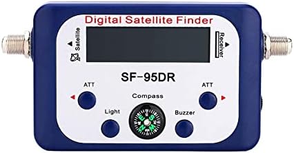 Дигитални сателитски мерачи Qytec Дигитално прикажување на сателитски пронаоѓач ТВ сигнал Пронаоѓач за DVB -S DVB -S2 со покажувач