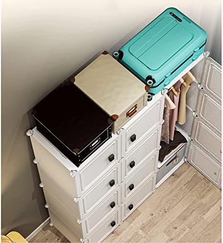 FACMAS преносен складирање гардероба гардероба преносна гардероба комбинација гардероба шкафче коцка гардероба простор заштеда на простор