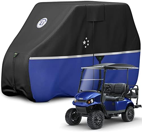 Водоотпорна количка за голф во Либаки, ткаенина од тешки морско одделение, универзално вклопување за повеќето патници од брендот