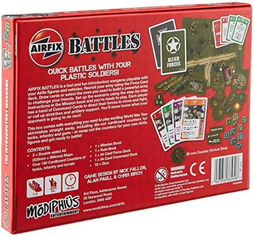 Battles Airfix - Воведниот комплет за игри со картички Wargame MUH50360