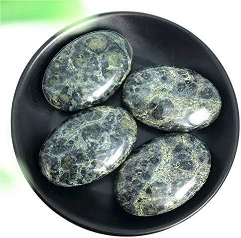 ZYM116 1pc природен паун кристален палм за масажа на дланка Полиран камен заздравување подарок природни камења и минерали Домаќинство