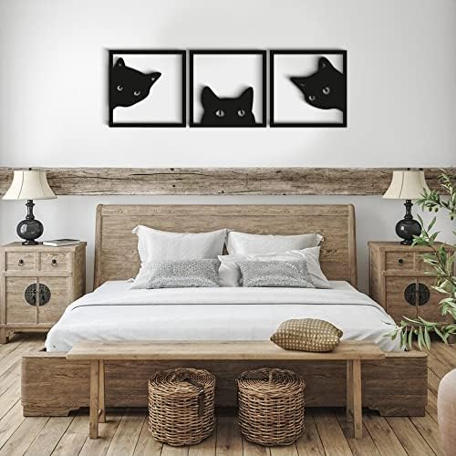 Gonenow мачки wallидни украси, уникатна wallидна уметност, мачки wallидни уметности, мачки wallидни декор, дизајн на ентериер мачки,