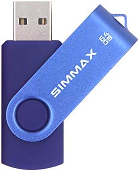 SIMMAX 64gb Меморија Стап USB 2.0 Флеш Дискови Вртливиот Палецот Диск Пенкало Диск