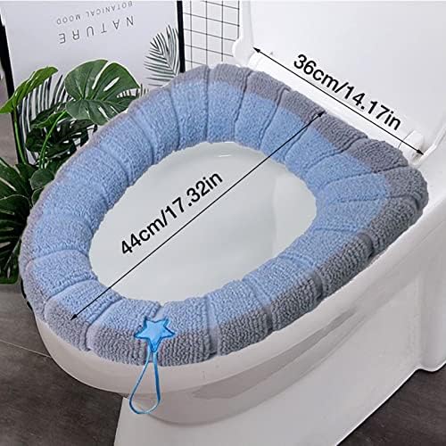 Подлога за тоалетно седиште | Потопно подлога за тоалетно седиште во облик на о-облик со рачка | Покривање на тоалетно седиште со ладно