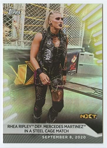 2021 Топпс WWEенски дивизија за жени Виножито фолија 72 Реа Рипли картичка за тргување со борење во борење