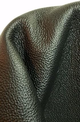 Херитажа со црна мала тежина 2.5-3,0 мл лесен тапацир целосен кора од кожа занаетчиски занает 1 квадратни. (12 инчи x 12 инчи квадратни