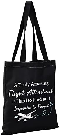 Подароци за придружници на летот CMNIM за жени платно за летање на летот, неверојатна придружба на летот е тешко да се најде торба за